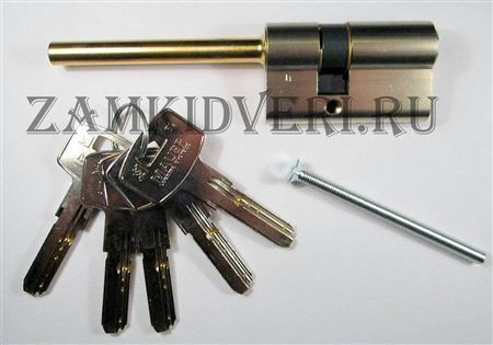 Механизм цилиндровый Mauer Elite 67 мм (46*21Ш) кл/шток (никель)
